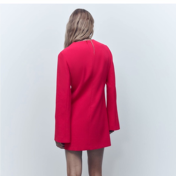 NWT Zara Fuchsia cutout dress - Picture 4 of 9